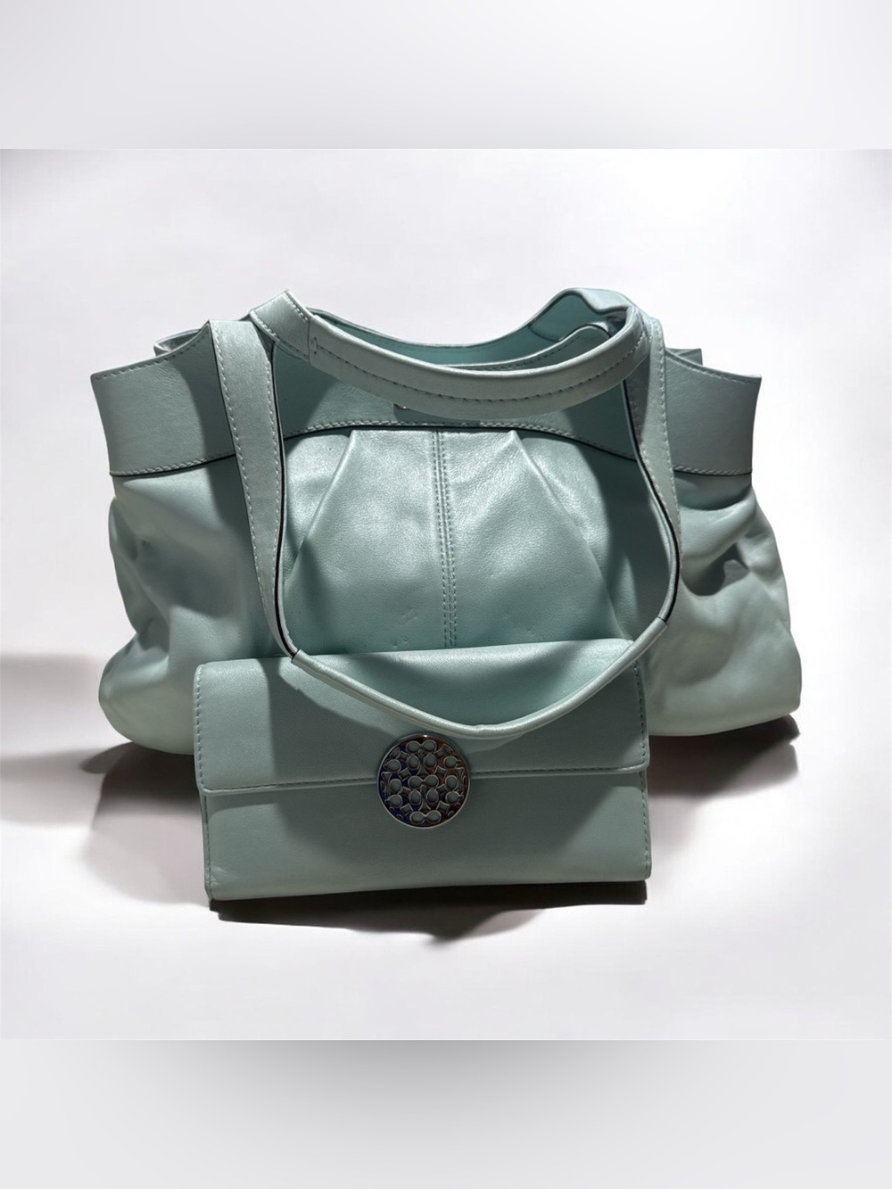 Coach HOBO Leatherbag and Wallet Set - Women Bags